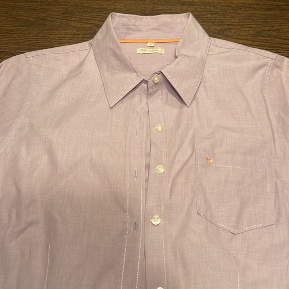 Old Khaki Lavender Button Down Blouse - Picture 4 of 14